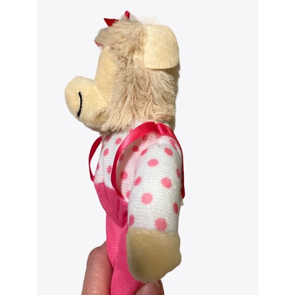 The Berenstain Bears Sister Plush Bear Toy With Pink Polka Dot Outfit & Bow - Picture 5 of 6